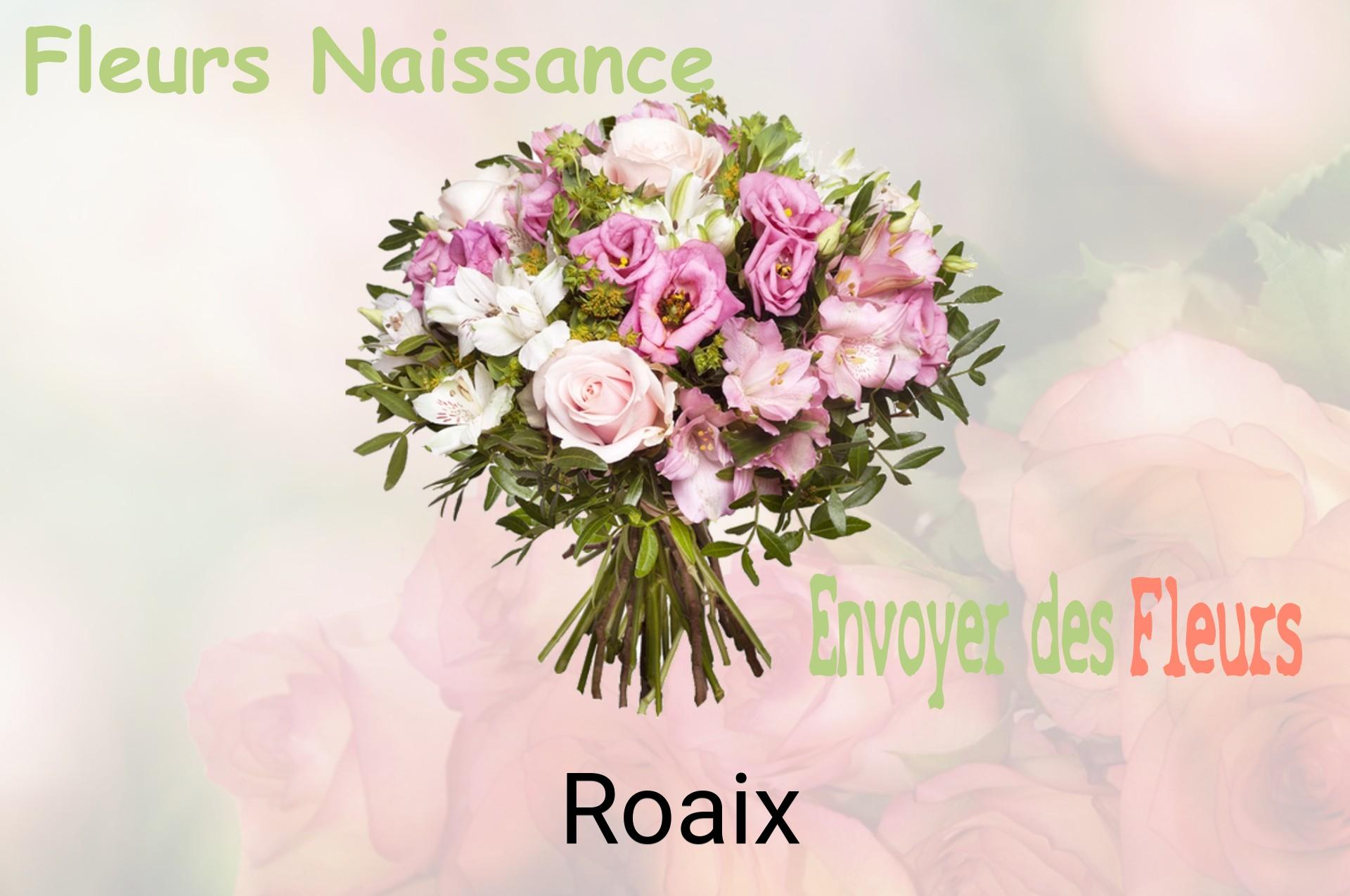 Bouquet de fleurs de naissance livré à Roaix
